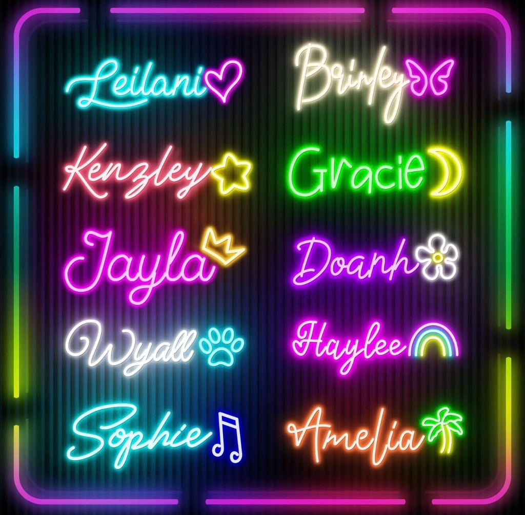 Custom Name - Neon